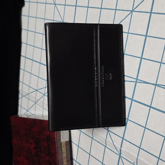 EMPORIO VALENTINI Mens Leather Black Wallet NIB - Picture 4 of 12